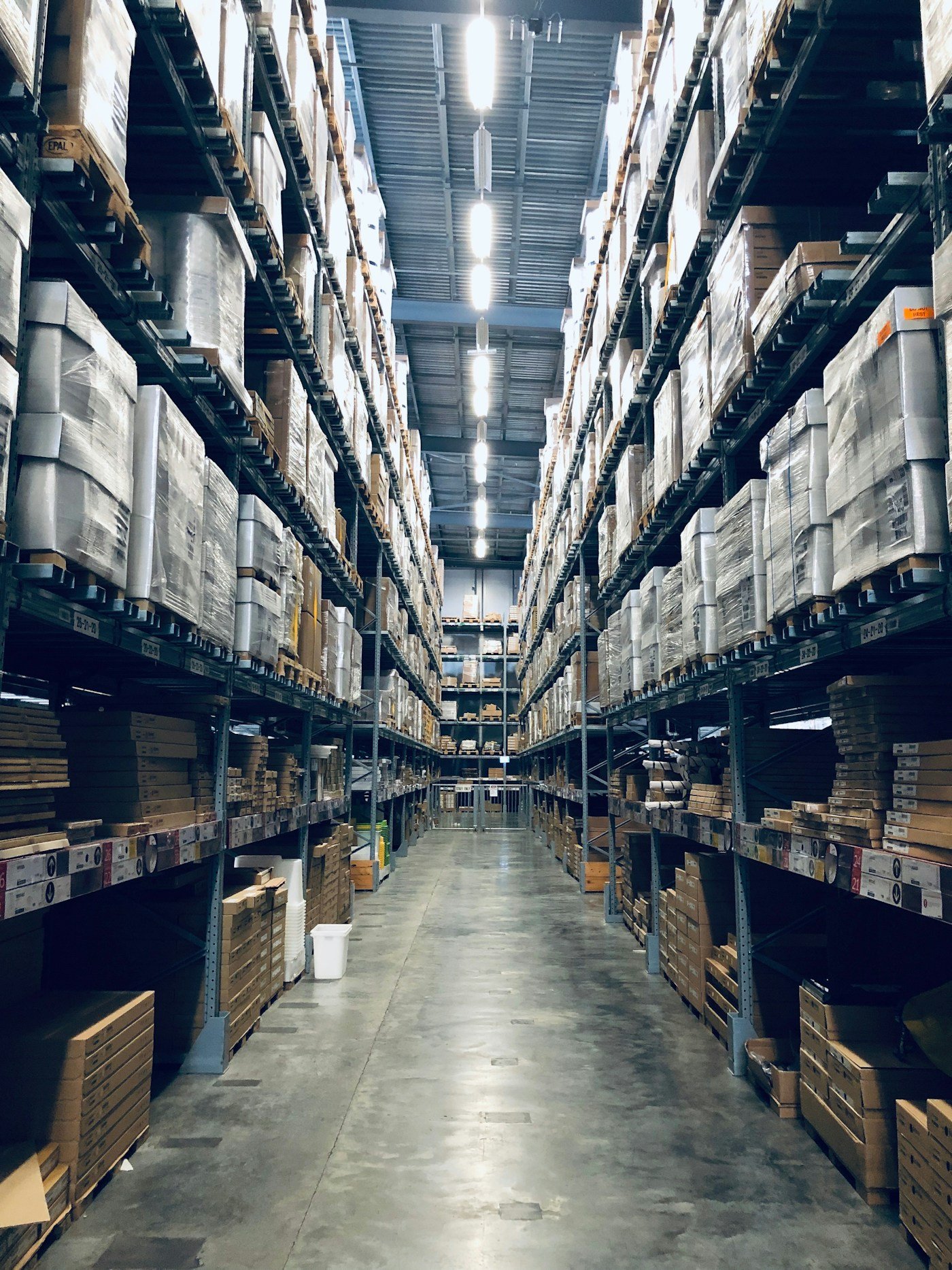 Centro de distribuição organizado